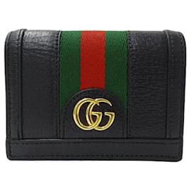 Gucci-Gucci Women's Ophidia Sherry Line Bi-fold Wallet-Black