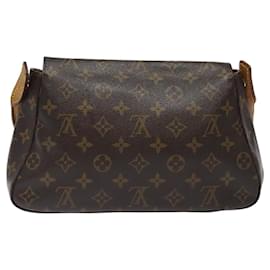 Louis Vuitton-LOUIS VUITTON Monogram Mini Looping Shoulder Bag M51147 LV Auth BD1271-Monogram
