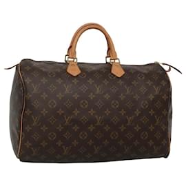Louis Vuitton-LOUIS VUITTON Monogram Speedy 40 Hand Bag M41522 LV Auth 116692-Monogram