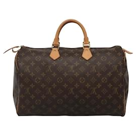 Louis Vuitton-LOUIS VUITTON Monogram Speedy 40 Hand Bag M41522 LV Auth 116692-Monogram