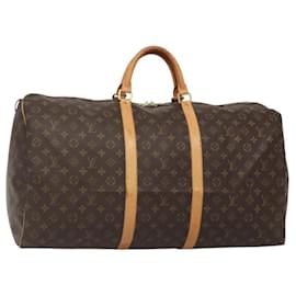 Louis Vuitton-LOUIS VUITTON Monogram Keepall 60 Boston Bag M41422 LV Auth nb387-Monogram