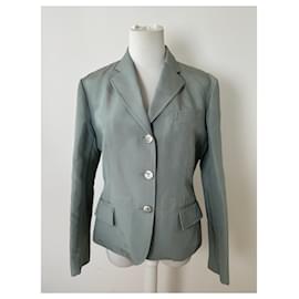Gucci-GUCCI Coats T.international M Silk-Turquoise