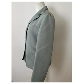 Gucci-GUCCI Coats T.international M Silk-Turquoise