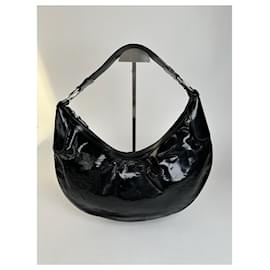 Gucci-GUCCI Handbags T.  Patent leather-Black