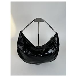 Gucci-GUCCI Handbags T.  Patent leather-Black