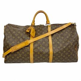 Louis Vuitton-Louis Vuitton Boston Bag Monogram Keepall Bandouliere 60-Brown