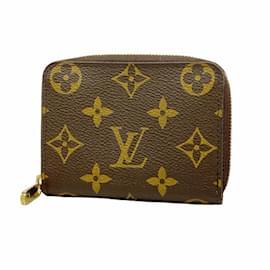 Louis Vuitton-Louis Vuitton Monogram Zippy Coin Purse-Brown