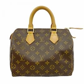 Louis Vuitton-Louis Vuitton Monogram Speedy 25 Handbag-Brown
