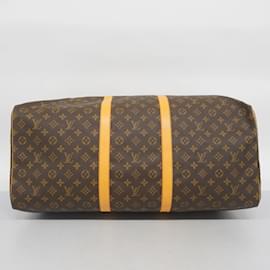 Louis Vuitton-Louis Vuitton Boston Bag Monogram Keepall 60-Brown