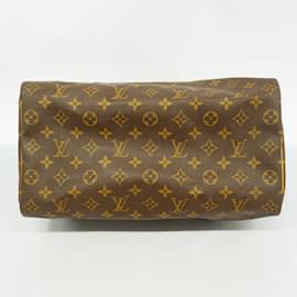 Louis Vuitton-Louis Vuitton Monogram Speedy 35 Handbag-Brown