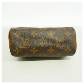 Louis Vuitton-Louis Vuitton Monogram Mini Speedy Handbag-Brown