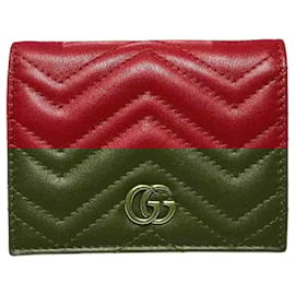 Gucci-Gucci GG Marmont Compact Wallet-Red