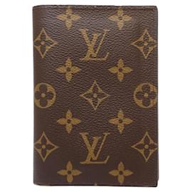 Louis Vuitton-Louis Vuitton Monogram Passport Cover-Brown,Monogram