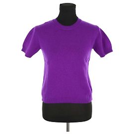 Alexandra Golovanoff Lila Kaschmirpullover Lila
