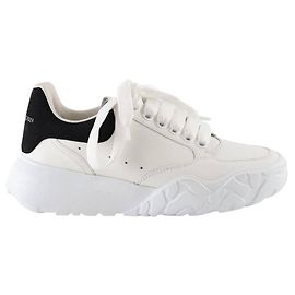 Alexander Mcqueen Weiße Leder-Sneaker Weiß