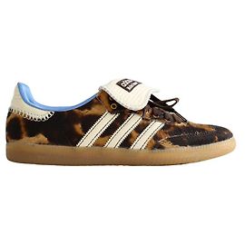 Adidas Baskets Samba en fourrure Marron