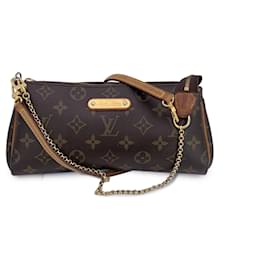 Louis Vuitton-Monogram Canvas Pochette Eva Shoulder Bag-Brown