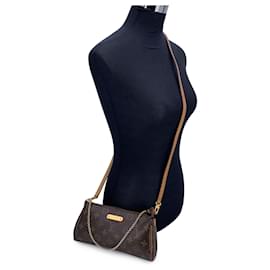 Louis Vuitton-Monogram Canvas Pochette Eva Shoulder Bag-Brown