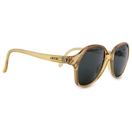 Autre Marque-Viennaline Vintage Honey Acetate Sunglasses 1374 54/15 130mm-Beige