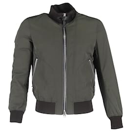 Tom Ford-Tom Ford Ovatta Filled Blouson Jacket in Olive Nylon-Green,Olive green