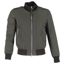 Tom Ford Ovatta gefütterte Blousonjacke aus olivgrünem Nylon Grün Olivgrün