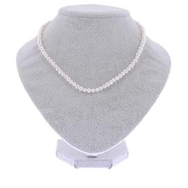 Autre Marque-NON SIGNE / UNSIGNED Necklaces T.  Pearl-White