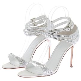 Autre Marque NON SIGNE / UNSIGNED Sandals T.EU 38 Leather White