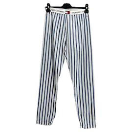 Tommy Hilfiger-TOMMY HILFIGER Trousers T.International S Cotton-Blue