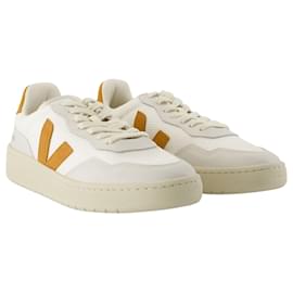 Veja-V-90 Sneakers - Veja - Nylon - White-White