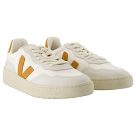 Veja-V-90 Sneakers - Veja - Nylon - White-White