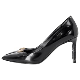 Louis Vuitton-Louis Vuitton Heart Breaker Pumps in Black Leather -Black