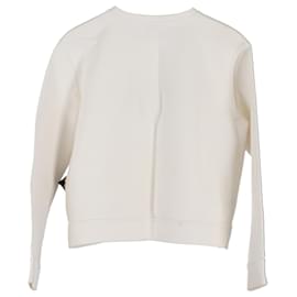 Fendi- Fendi Monster Crewneck Sweater in White Cotton-White,Cream