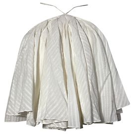 Haut Halter Rayé Belluno Jacquemus en Coton Blanc Blanc Écru
