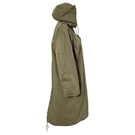 Apc-A.P.C. x Suzanne Koller Parka in Green Cotton-Green,Olive green