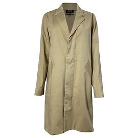 Apc Abrigo Trench A.P.C. en algodón beige Beige