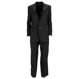 Céline Blazer e Pantaloni Celine in Lana Nera Nero