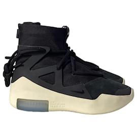 Fear of God- Nike Air Fear Of God 1 Sneakers in Black Polyester-Black