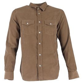 Camisa de pana Tom Ford en algodón marrón Castaño Roja