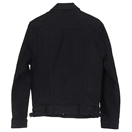 Tom Ford-Veste Selvedge Tom Ford avec poches en denim noir en coton-Noir