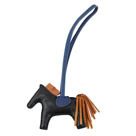 Hermès-Hermes Rodeo PM Bag Charm-Brown,Black,Blue