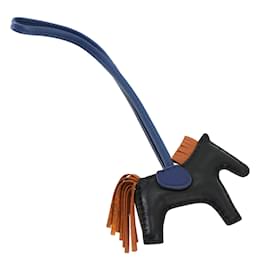 Hermès-Hermes Rodeo PM Bag Charm-Brown,Black,Blue