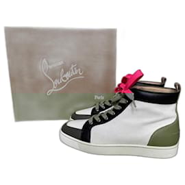 Christian Louboutin-Sneakers-White,Beige
