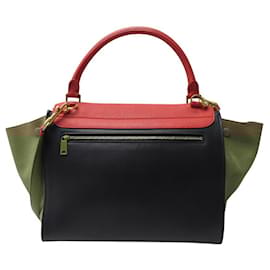 Céline-CELINE TRAPEZE MM HAND BAG IN TRICOLORED LEATHER AND SUEDE-Other