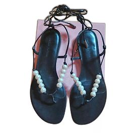 Magda Butrym Flat sandals pearl Black