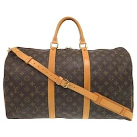 Louis Vuitton-Louis Vuitton Keepall Bandouliere 50-Brown