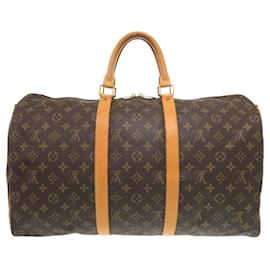 Louis Vuitton-Louis Vuitton Keepall Bandouliere 50-Brown