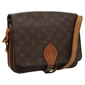 Louis Vuitton-LOUIS VUITTON Monogram Cartouchiere GM Shoulder Bag M51252 LV Auth BA761-Monogram