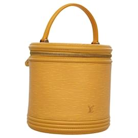 Louis Vuitton-LOUIS VUITTON Epi Cannes Hand Bag Yellow M48039 LV Auth ep8289-Yellow