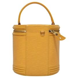 Louis Vuitton-LOUIS VUITTON Epi Cannes Hand Bag Yellow M48039 LV Auth ep8289-Yellow