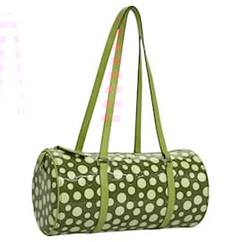 Louis Vuitton-LOUIS VUITTON Vernis Yayoi Kusama Dot Papillon 30 Hand Bag M91425 LV Auth mr1191-Red
